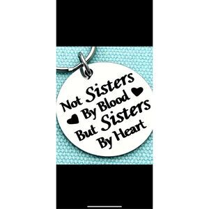Always My Sister Forever My Friend Keychain Gift Idea